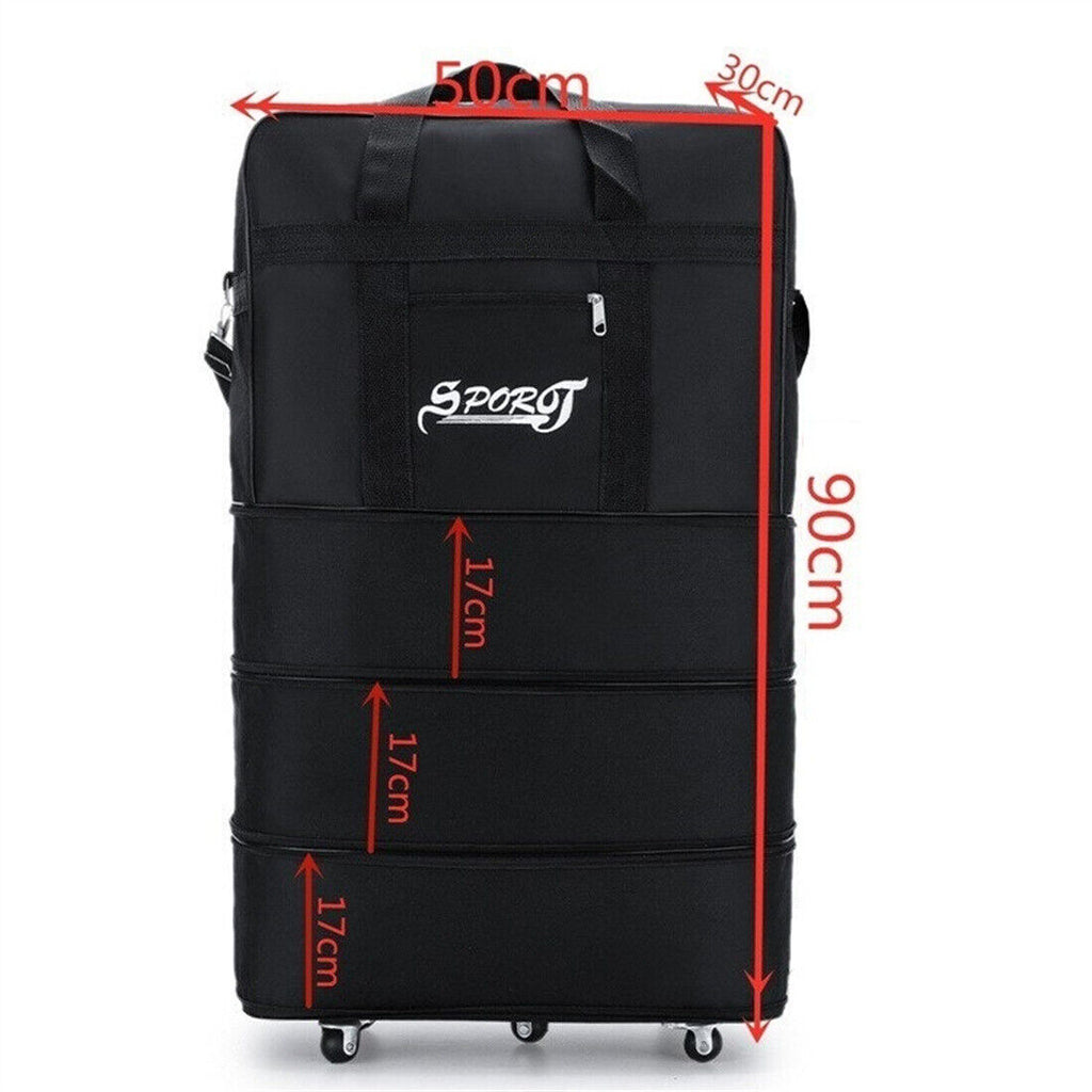 42  Extra Large Lightweight Luggage Trolley Suitcase Travel Bag Handbag BAG UK