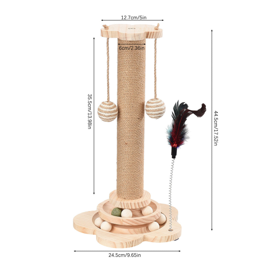 Large Cat Tree Scratching Post Pet Climbing Tower Kitten Activity Centre Kitten