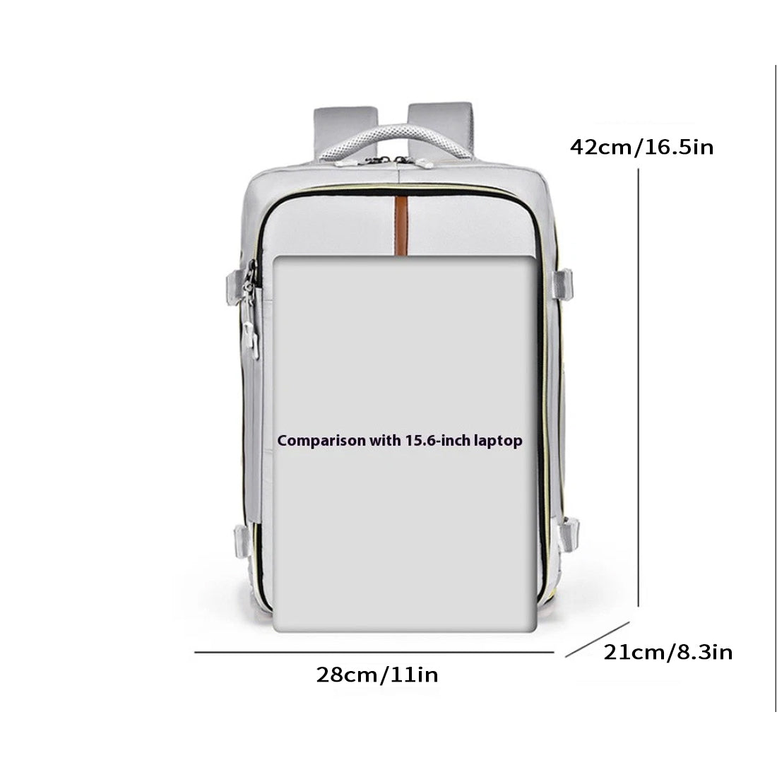 NEW Cabin Flight Bag Backpack 42X28X21cm Travel Rucksack Overnight Carry On Luggage UK