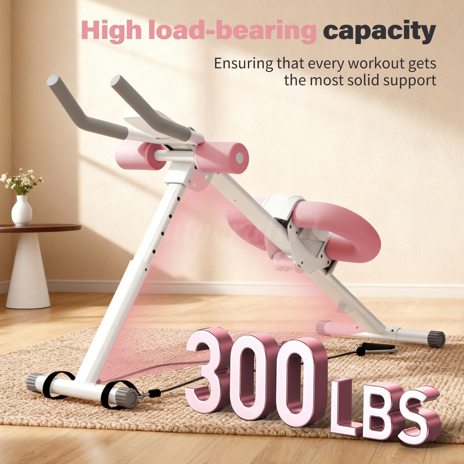 Ab Machine Abdominal Exercise Cruncher Trainer Body Shaper Gym Equipment Trainer