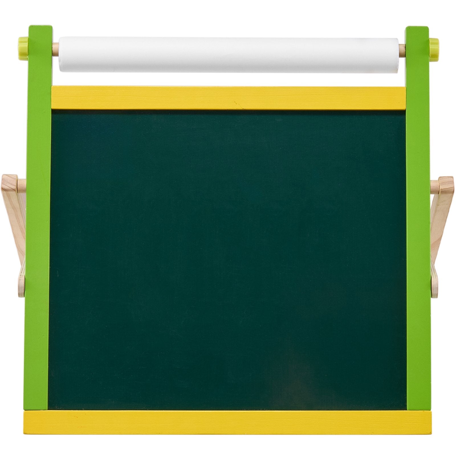 Tabletop Art Easel For Kids, 3-in-1 Wooden Double-Sided Kid's Art Easel With Magnetic Whiteboard, Chalkboard, Paper Roll, Foldable Portable Drawing Board With Painting Accessories For Boys Girls