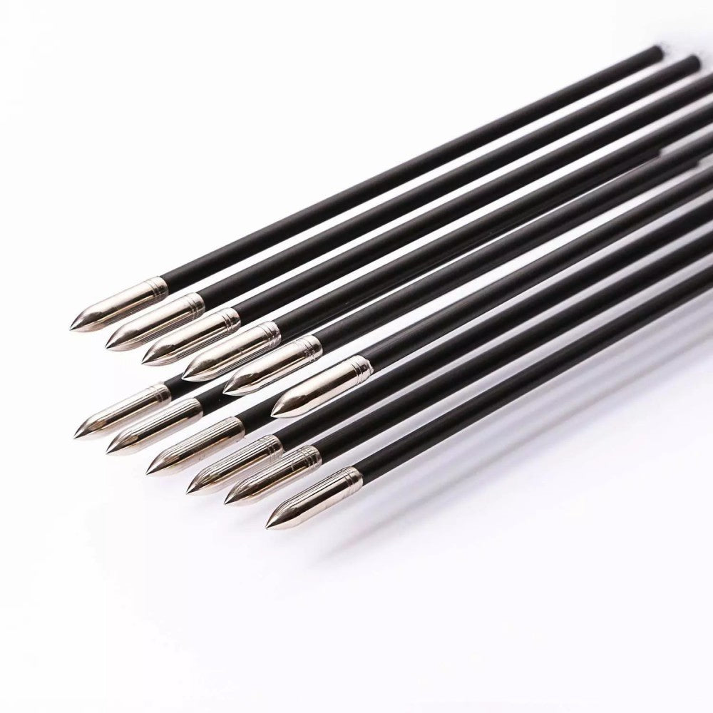 30x Fiberglass Archery Arrows For Compound & Recurve Bow Target Shooting Practice