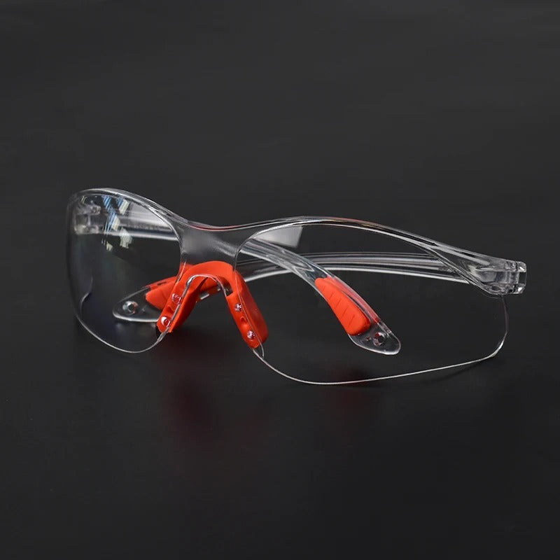 PC Material Anti Impact Wind Dust Proof Goggles Safety Riding Clear Glasses Lab Work Safety Eye Protective Glasses