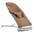 Baby Bouncer, Folding Bouncer Seat For Babies 0-9 Months, Newborn Bouncer Chair With 2 Reclining Angles & 3-Point Harness, Portable Infant Rocker With Carrying Bag For Indoors Outdoors, Camel