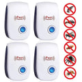 4X Ultrasonic Pest Control Repeller UK Plug-in Reject Rat Mouse Mice Spider