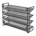 4 Tiers Metal Spice Rack Kitchen Countertop Cupboard Spice Herb Jar Storage Shelf