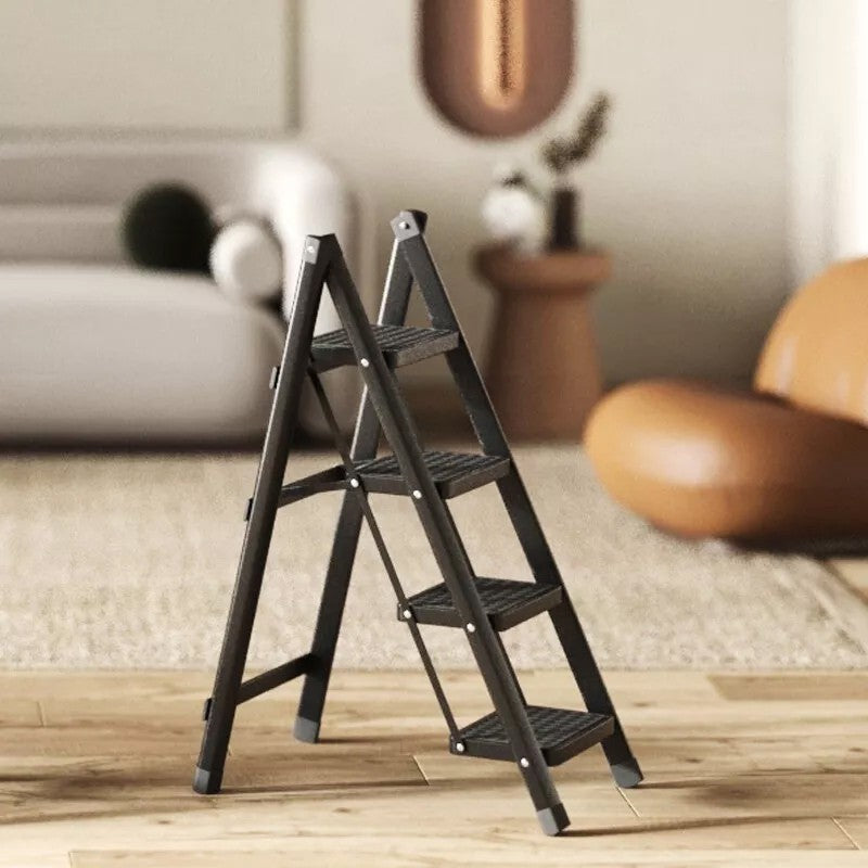 3 Step Ladder Folding Portable Compact Heavy Duty Anti-Slip Mat Stool