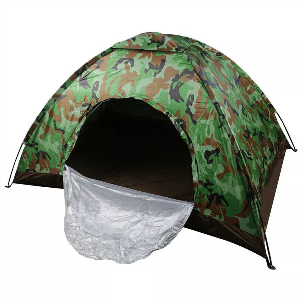 Up Hiking Tent 1-2 Man Person Family Camping Outdoor Festival Shelter UK