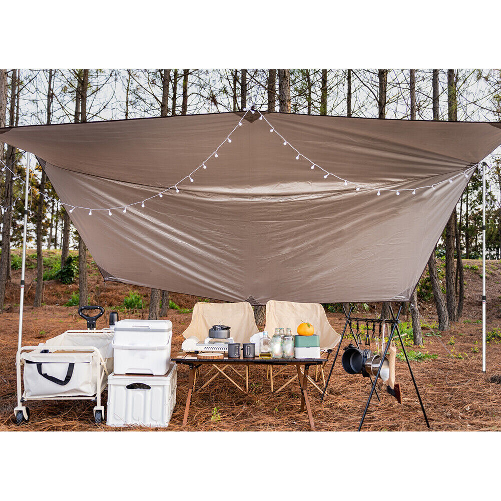 2x 230cm Tent Poles Telescopic Adjustable Awning Canopy Tarp Pole Support Rod UK