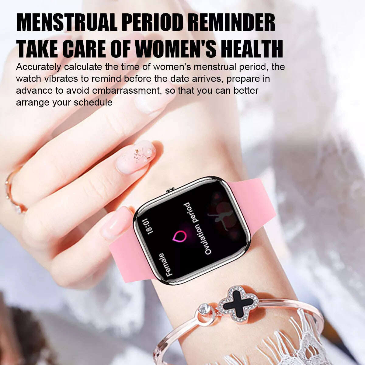Smart Watch Men Women Fitness Tracker Blood Pressure Heart Rate Sport Watches UK