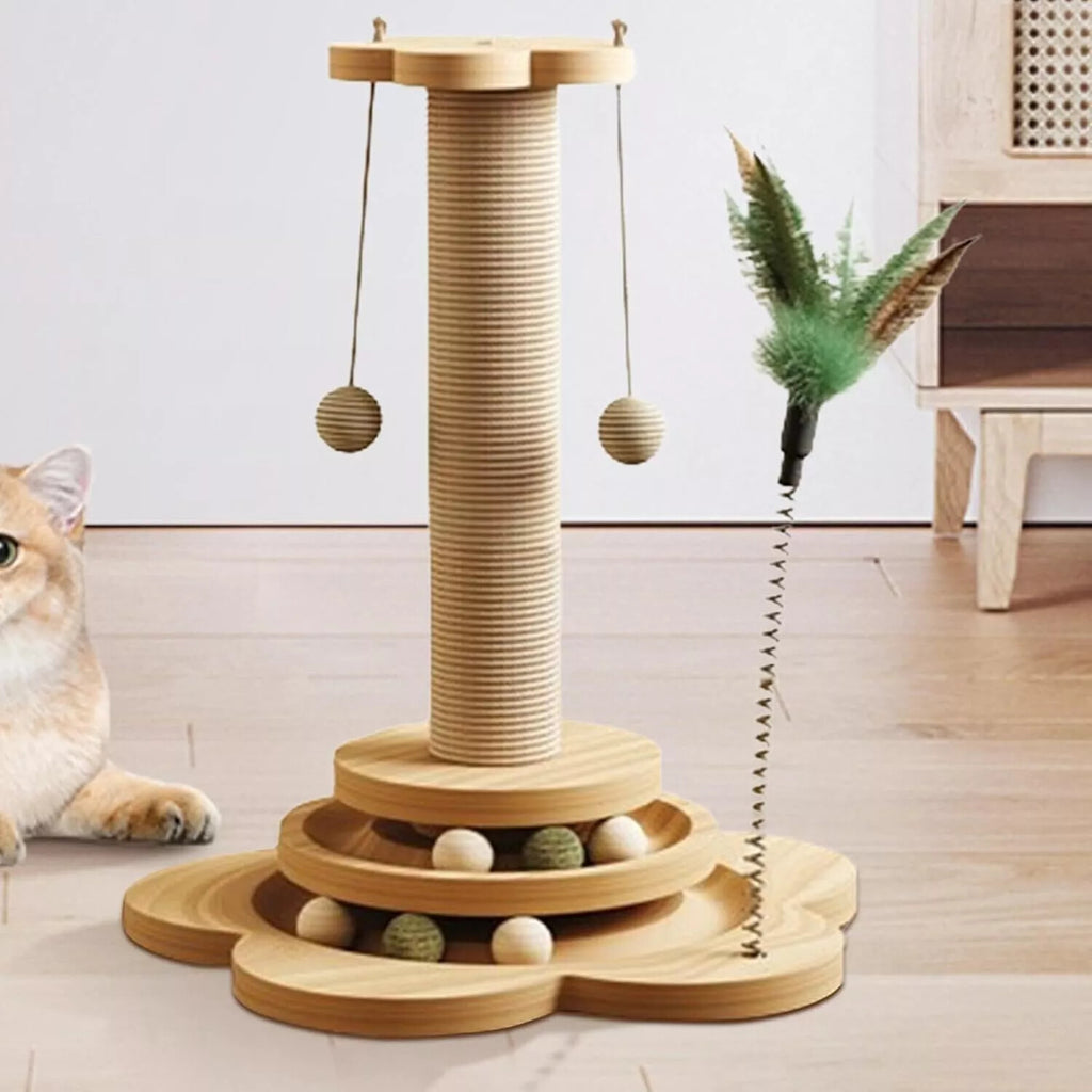 Large Cat Tree Scratching Post Pet Climbing Tower Kitten Activity Centre Kitten