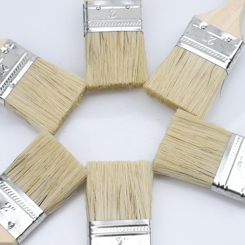 50x Economy Paint Brushes Disposable Decorating Fence Artist Paint Brushes