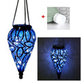 Outdoor Garden Solar Powered LED Light Lantern Hanging Yard Decoration Lamp