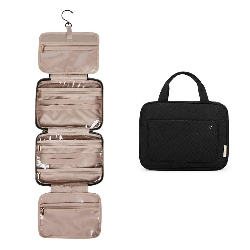 Storage Bag Large Capacity Travel Storage Bag, Four-compartment Design, Thickened Body, Upright Water Bottle Holder,