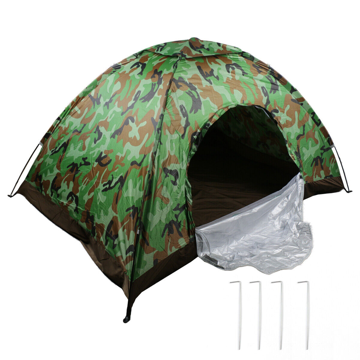 2-3 Man Automatic Instant Double Layer-Up Camping Tent Waterproof Outdoor