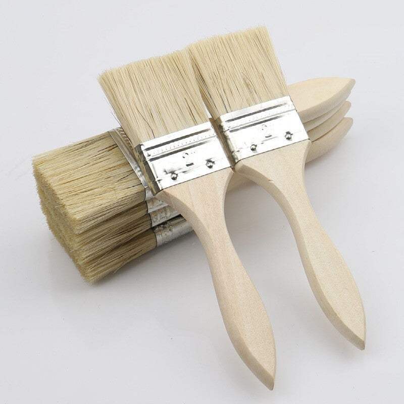 50x Economy Paint Brushes Disposable Decorating Fence Artist Paint Brushes
