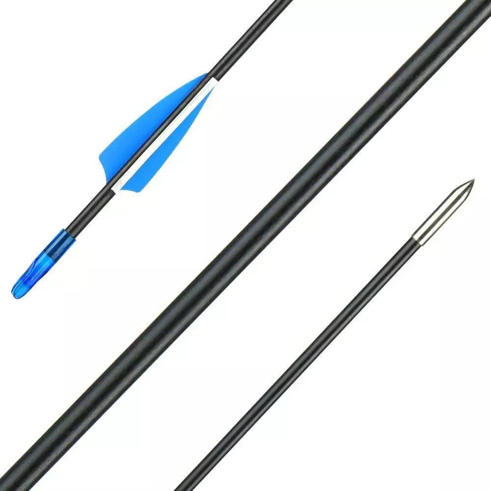 30x Fiberglass Archery Arrows For Compound & Recurve Bow Target Shooting Practice