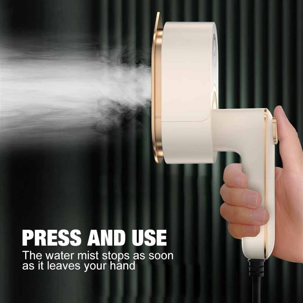 Travel Iron Steam Pro 180 Degrees Rotatable Mini Travel Iron, 30s Heat Up, Dual Mode Dry Wet Ironing, Portable Iron With For Suits, Shirts