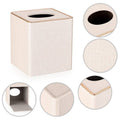 Elegant Tissue Box Holder With Gold Accents Stylish Tissue Box Cover For Home & Office Durable Tissue Box Cover - Perfect Tissue Holder For 13.2-13.2-15cm Tissues Box