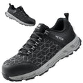 Steel Toe Shoes For Men, US Size 10.5, Men’s Cushion Sport Safety Toe Athletic Work Shoe, Indestructible Safety Sneakers Lightweight,Breathable Industry Construction Work Shoes, Black
